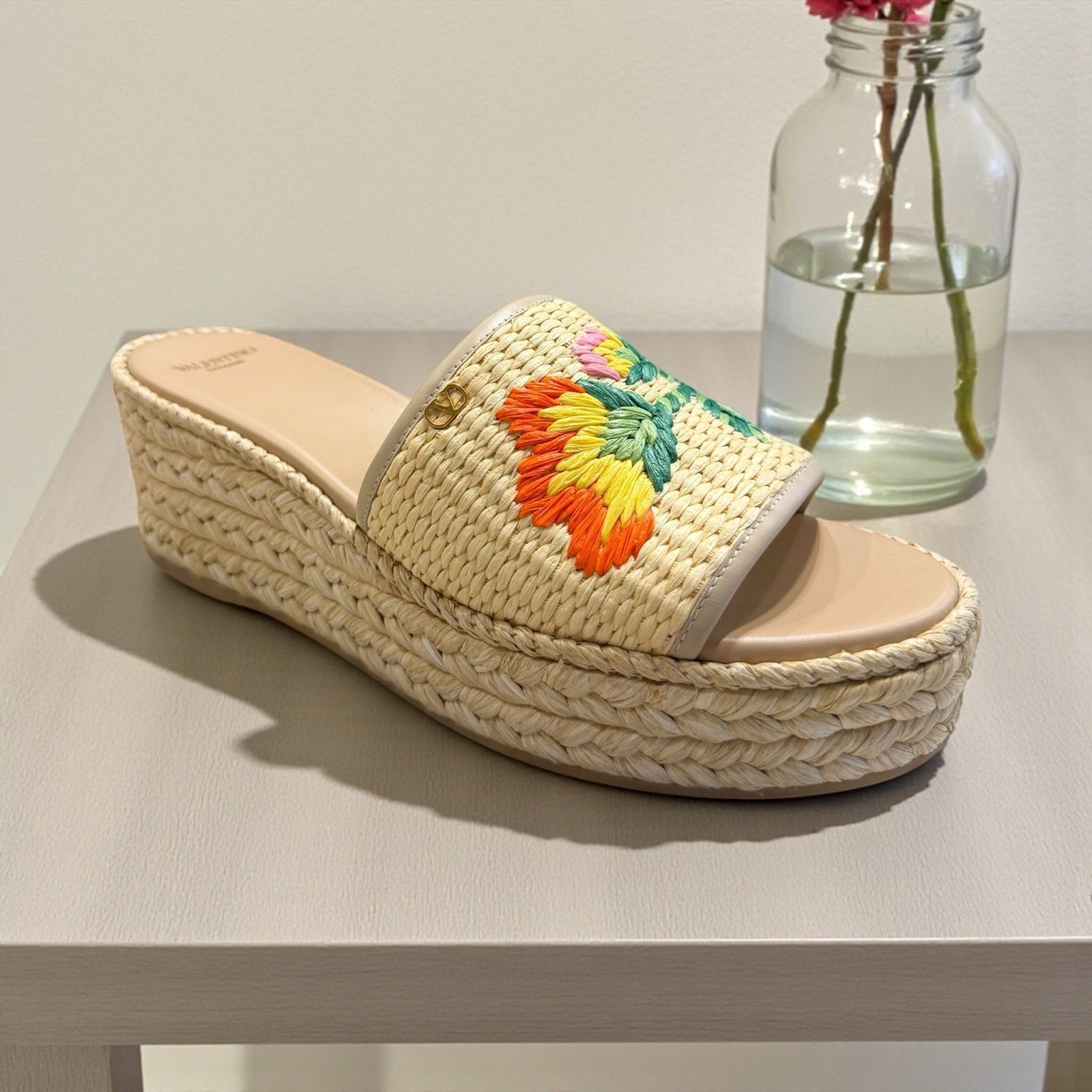 Valentino Espadrille Slides (38/8)