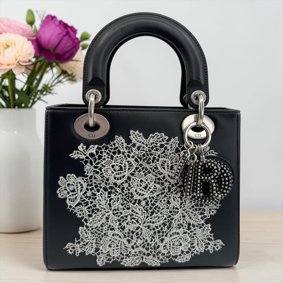 Dior Small Embriodered Lady Dior