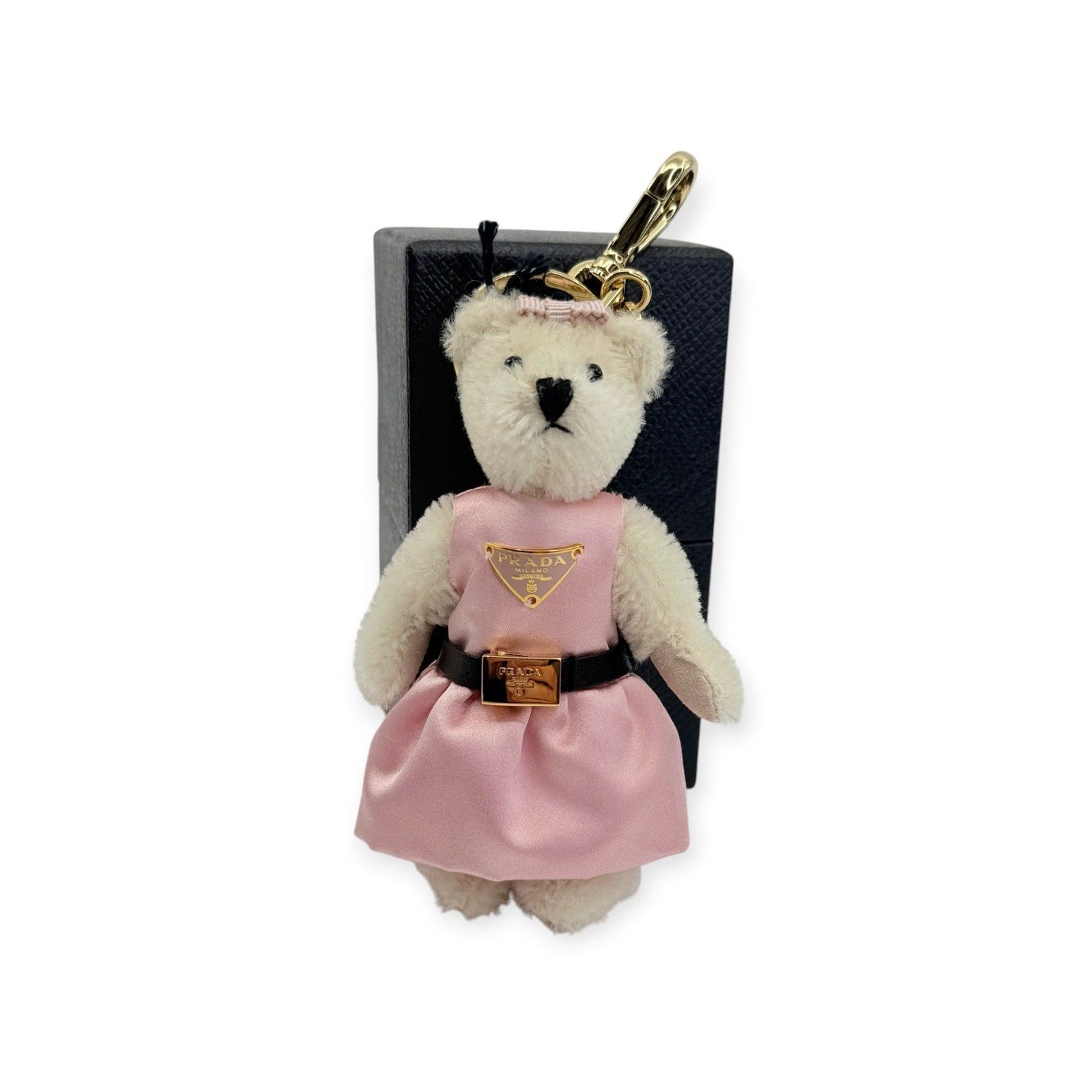 Prada Bear Bag Charm w/Dress