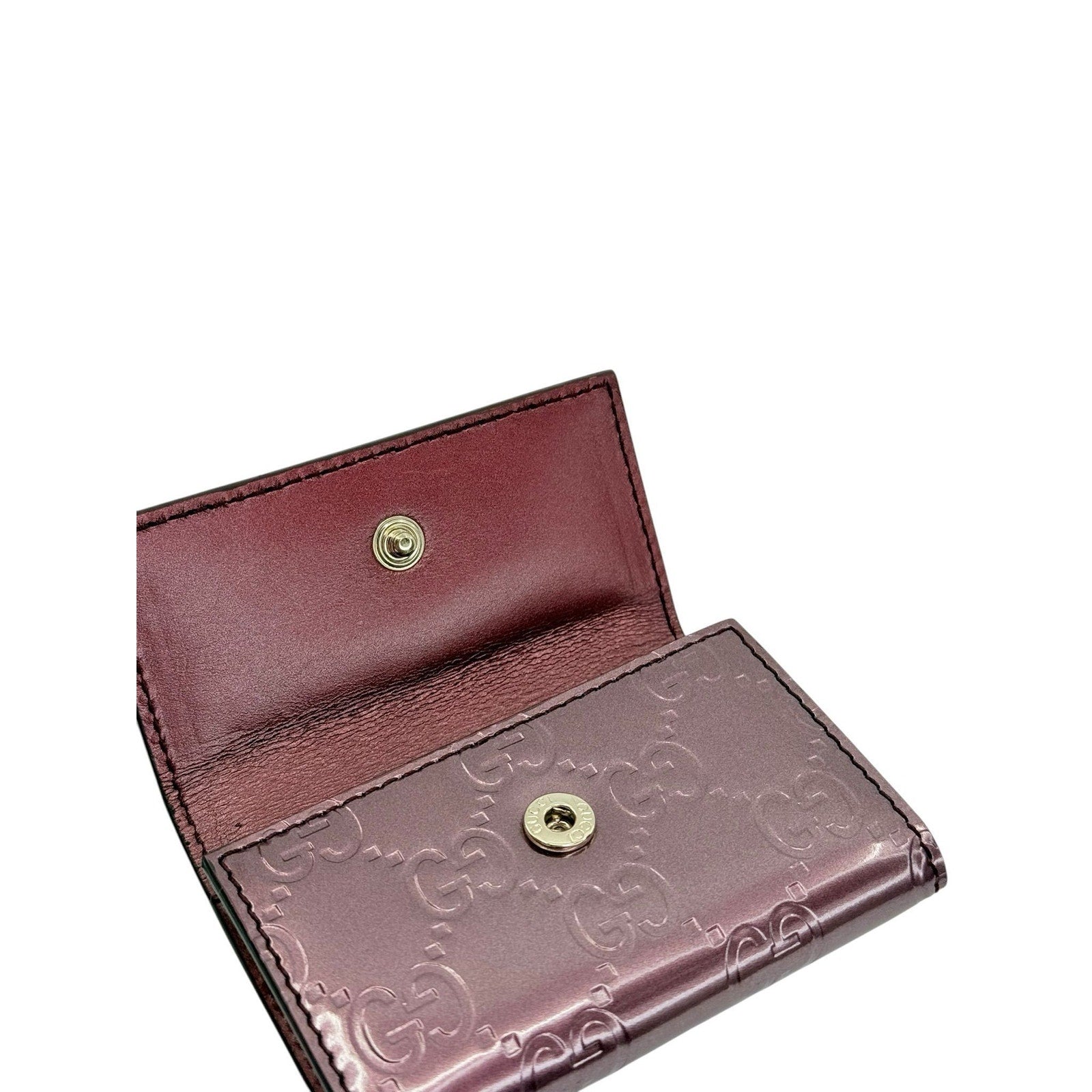 Gucci Patent Heart Key Holder