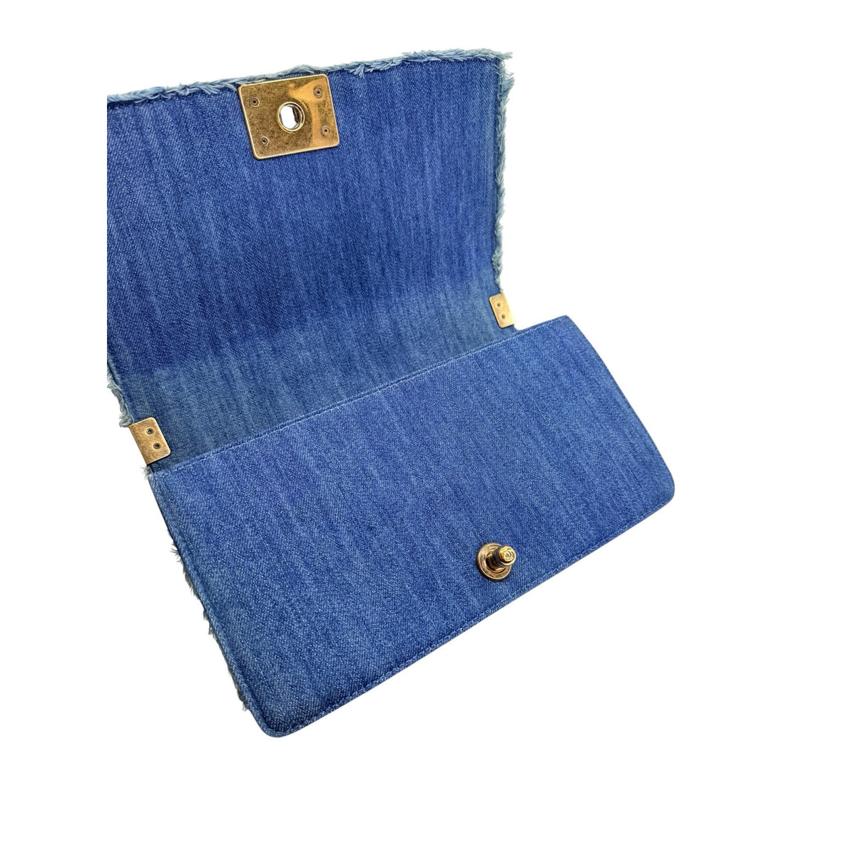 Chanel Denim Patch Boy Bag