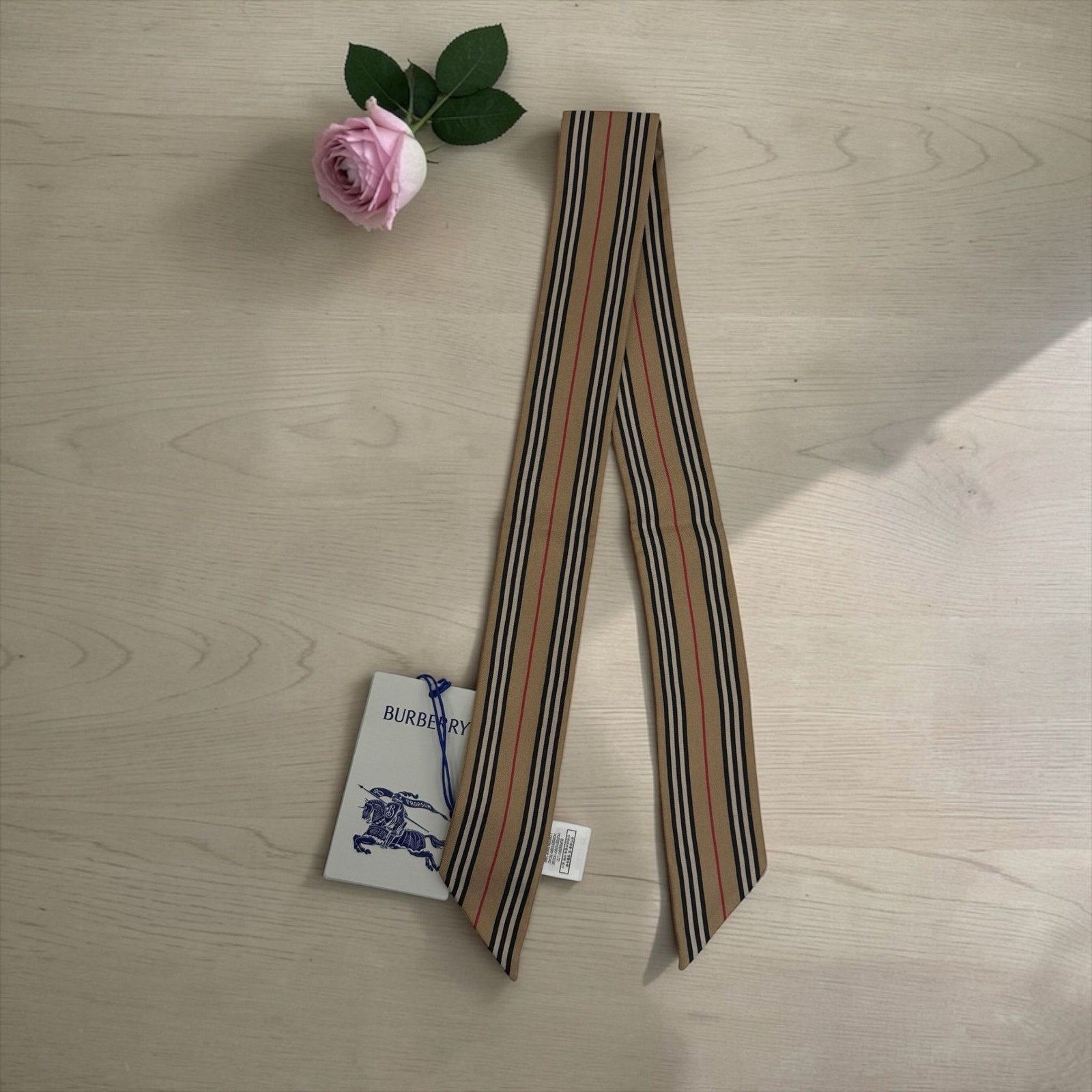 Burberry Silk Skinny Bandeau