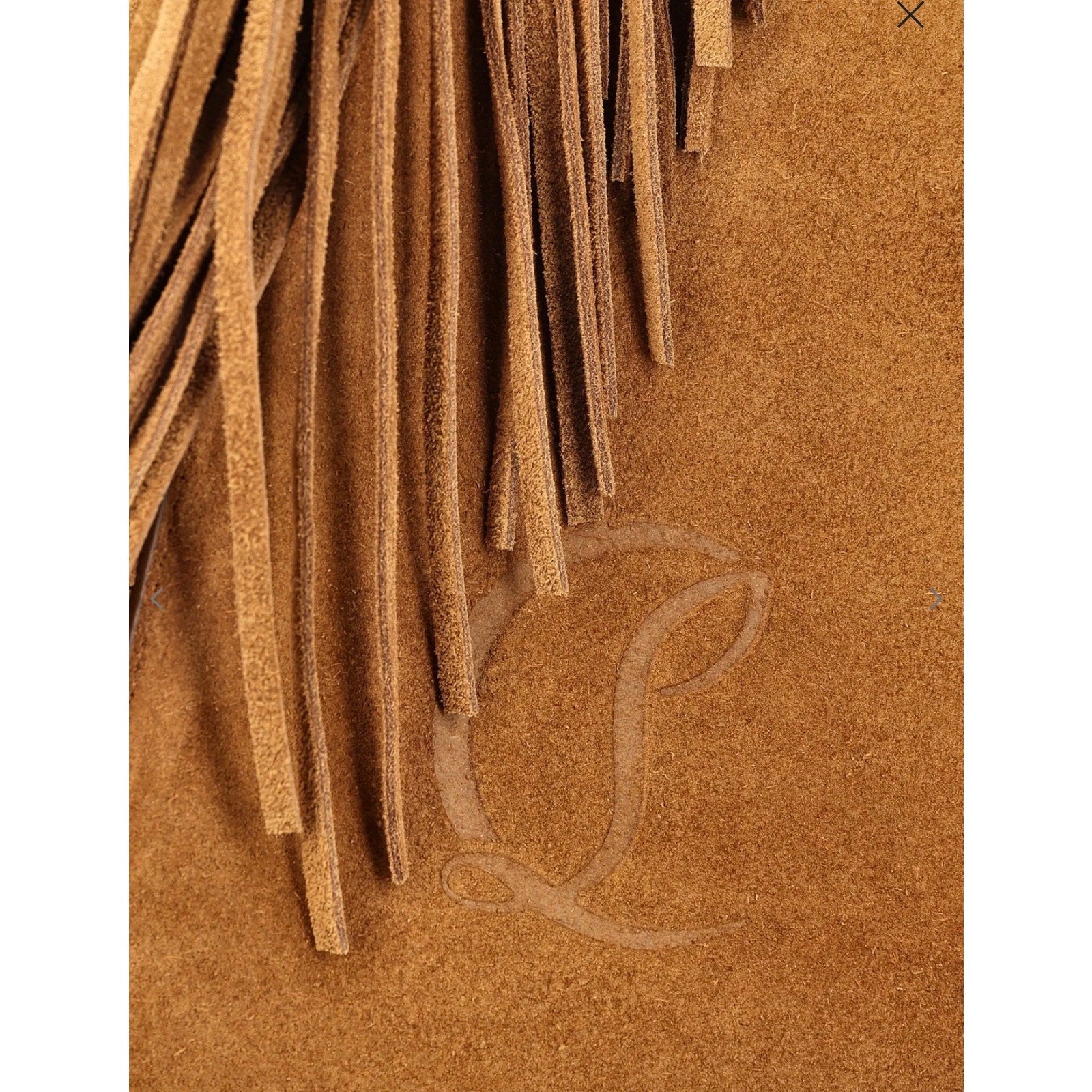 Christian Louboutin Suede Fringe Hobo