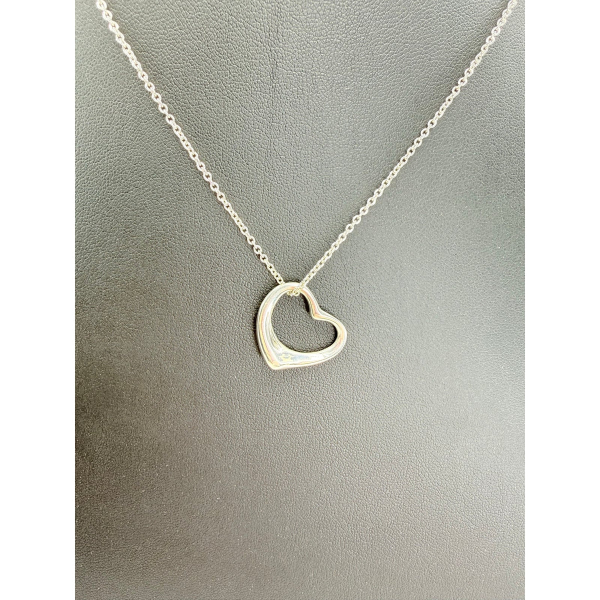Tiffany & Co Elsa Peretti Large Open Heart Necklace