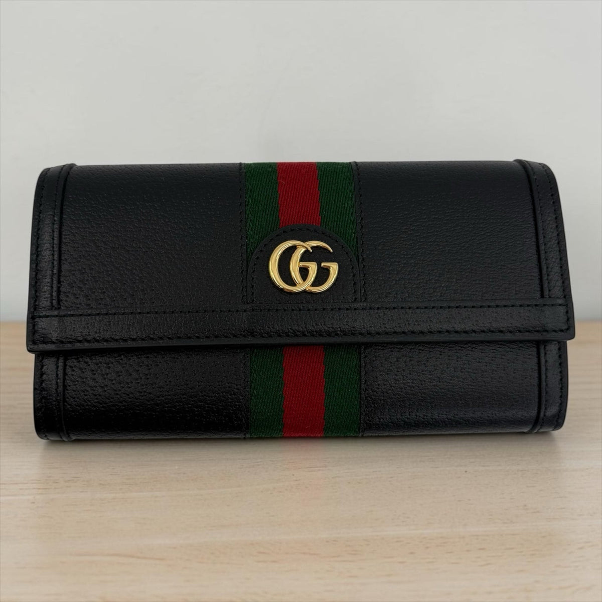Gucci Calfskin Ophidia Continental Wallet
