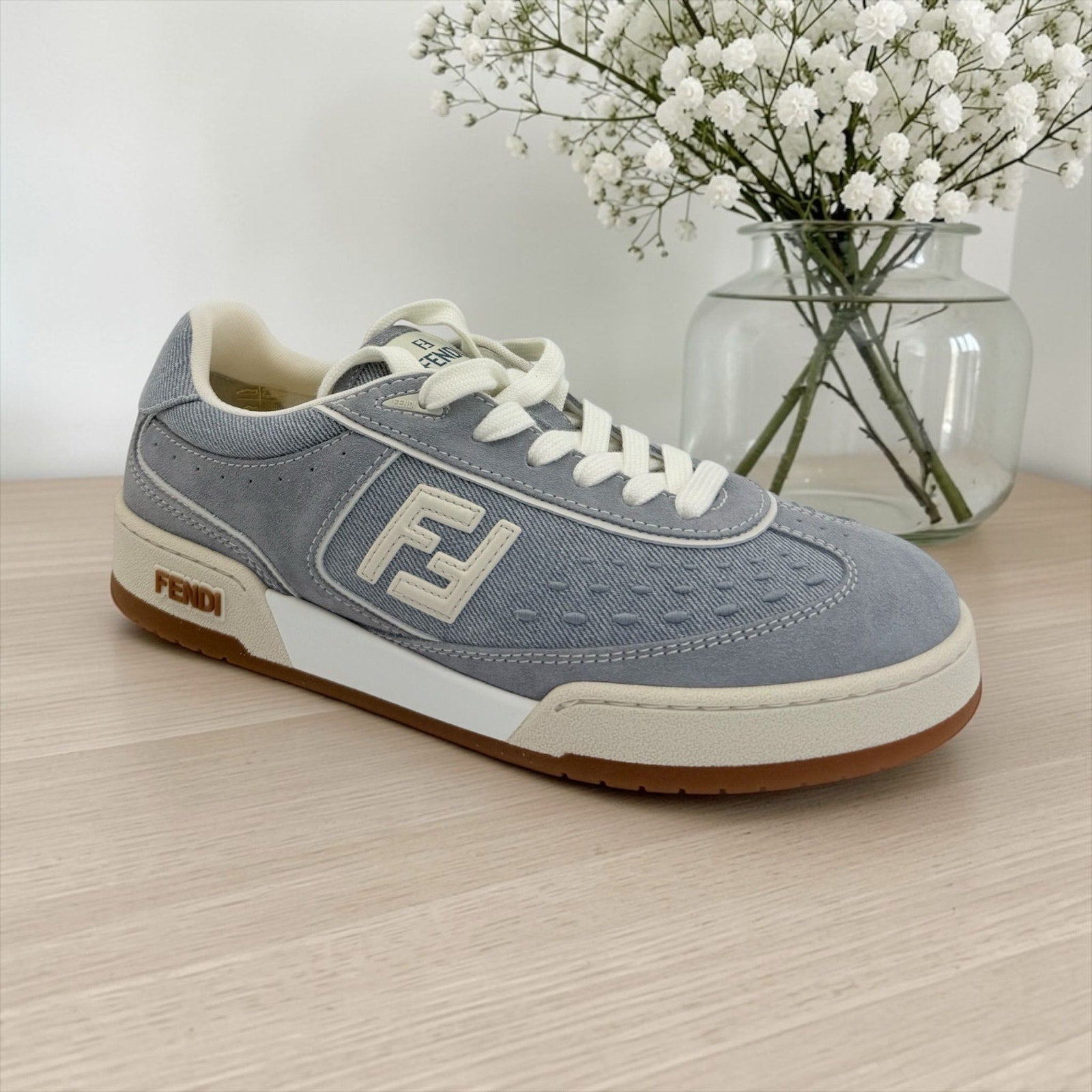 Fendi Match Denim Sneakers (40/10)