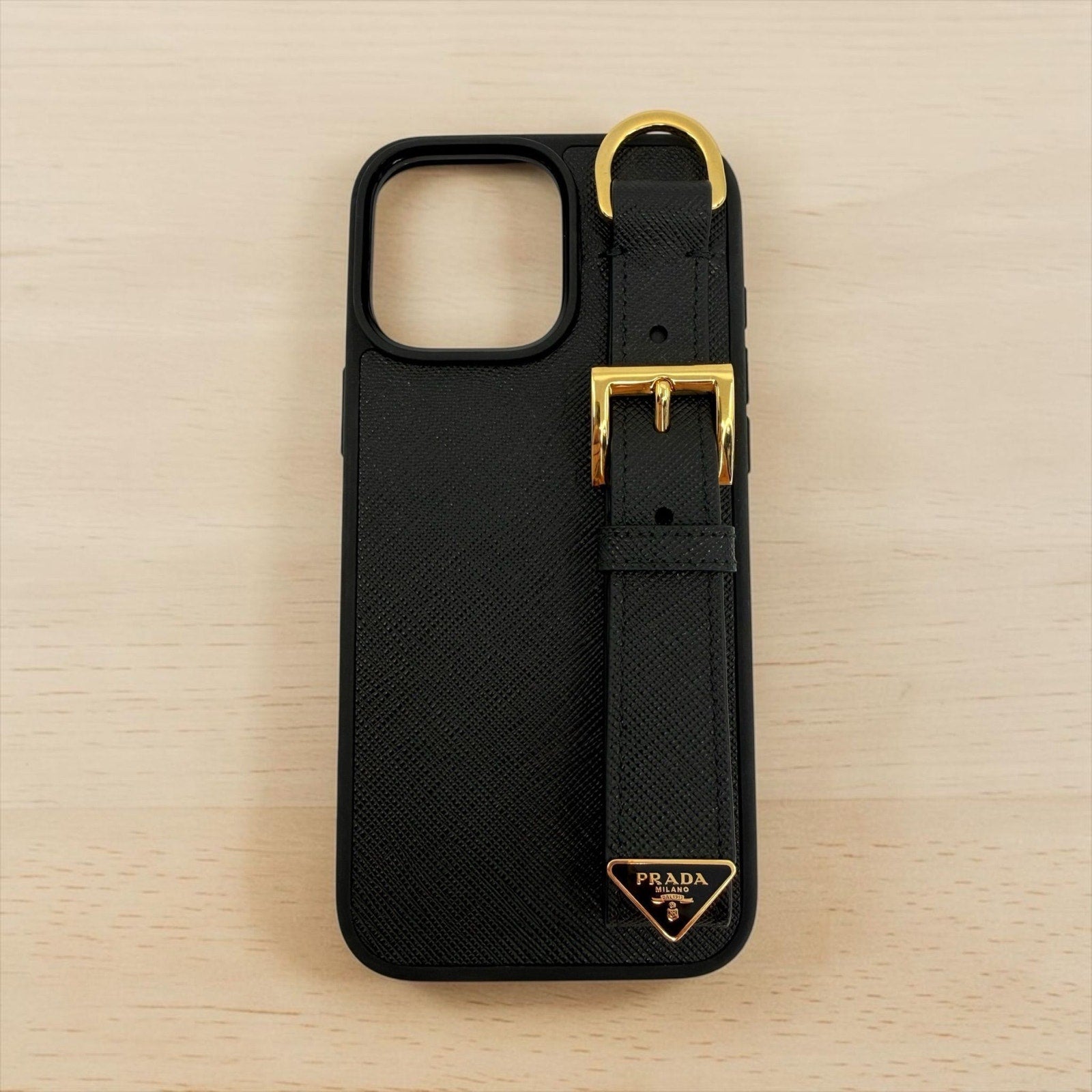 Prada Saffiano Leather iPhone 16 Pro Max Case