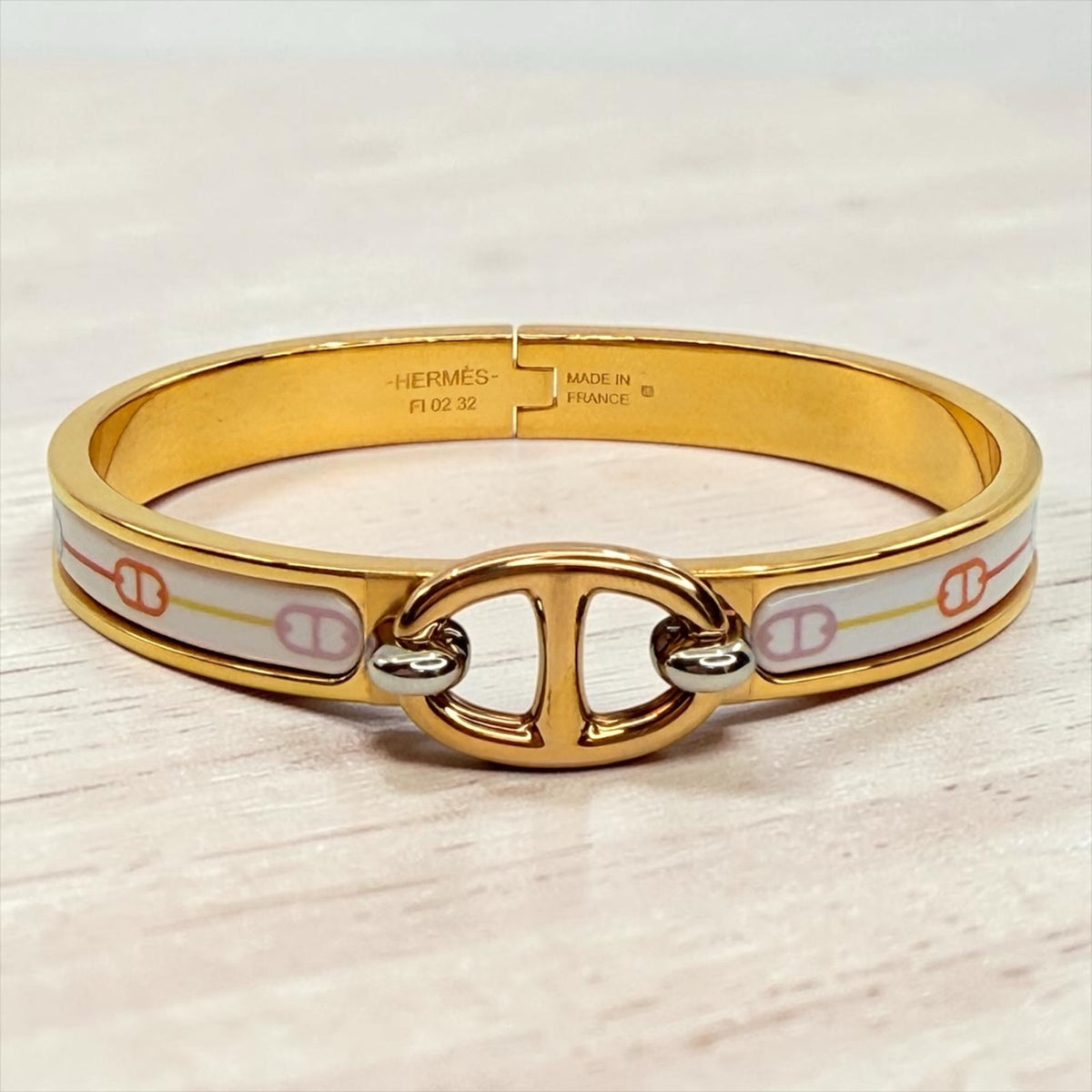 Hermes Mini Clic Chain D’Ancre Bracelet