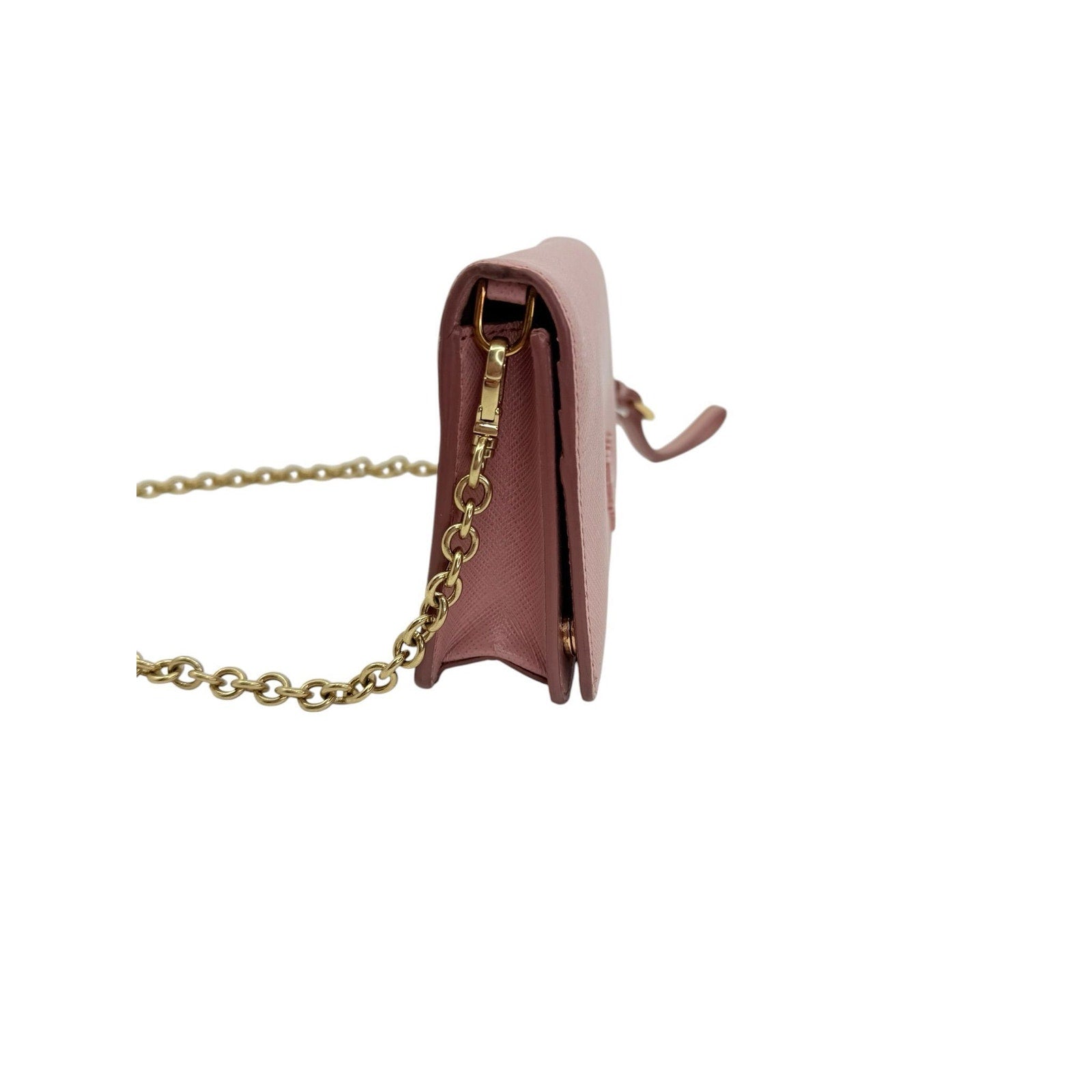 Prada Saffiano Leather Wallet on Chain