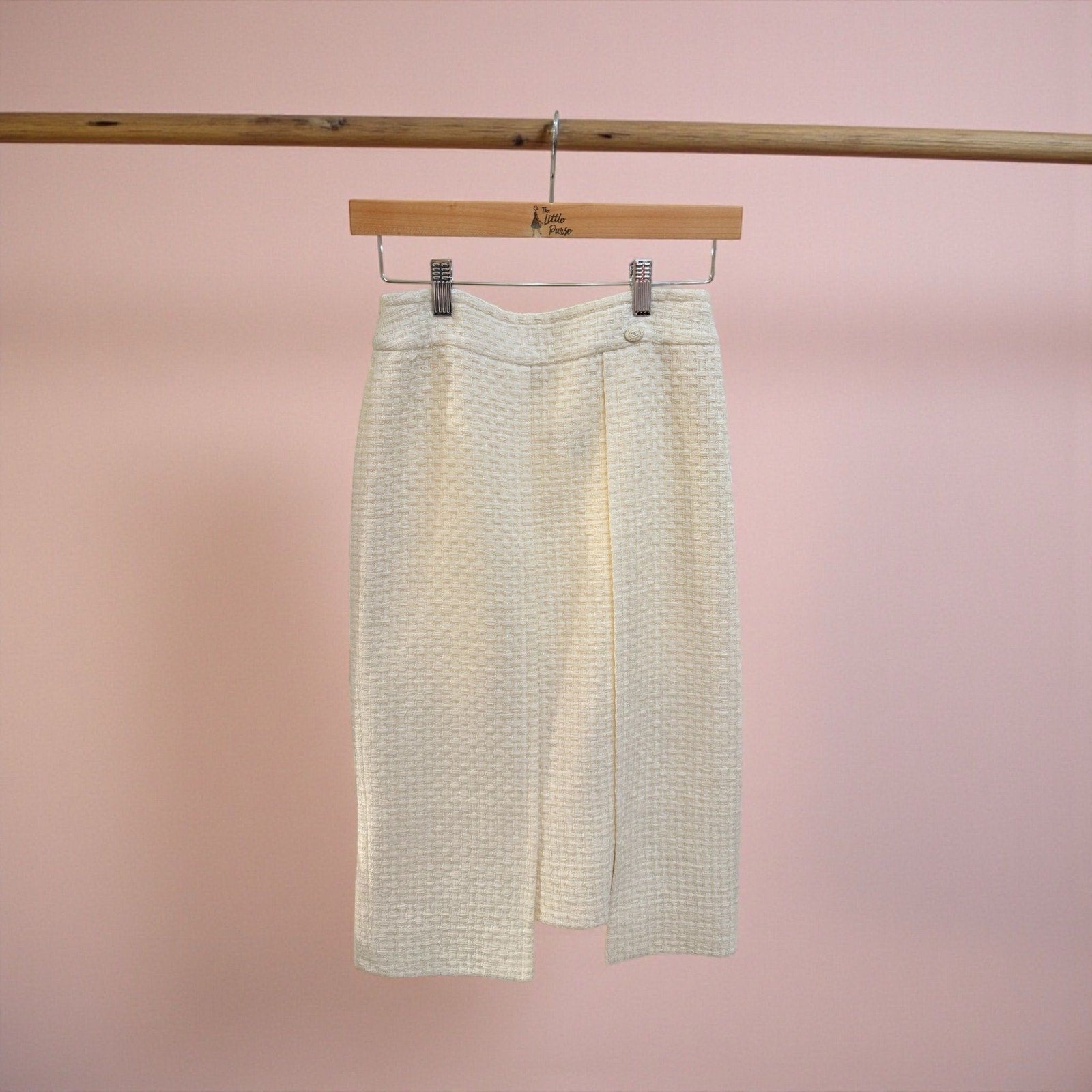 Chanel Tweed Pencil Skirt (34)