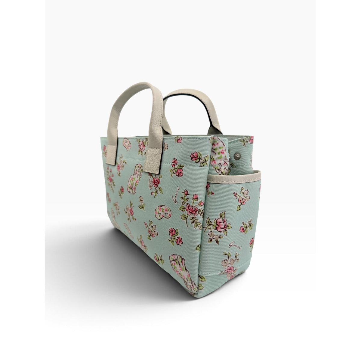 Gucci Floral Canvas Tote