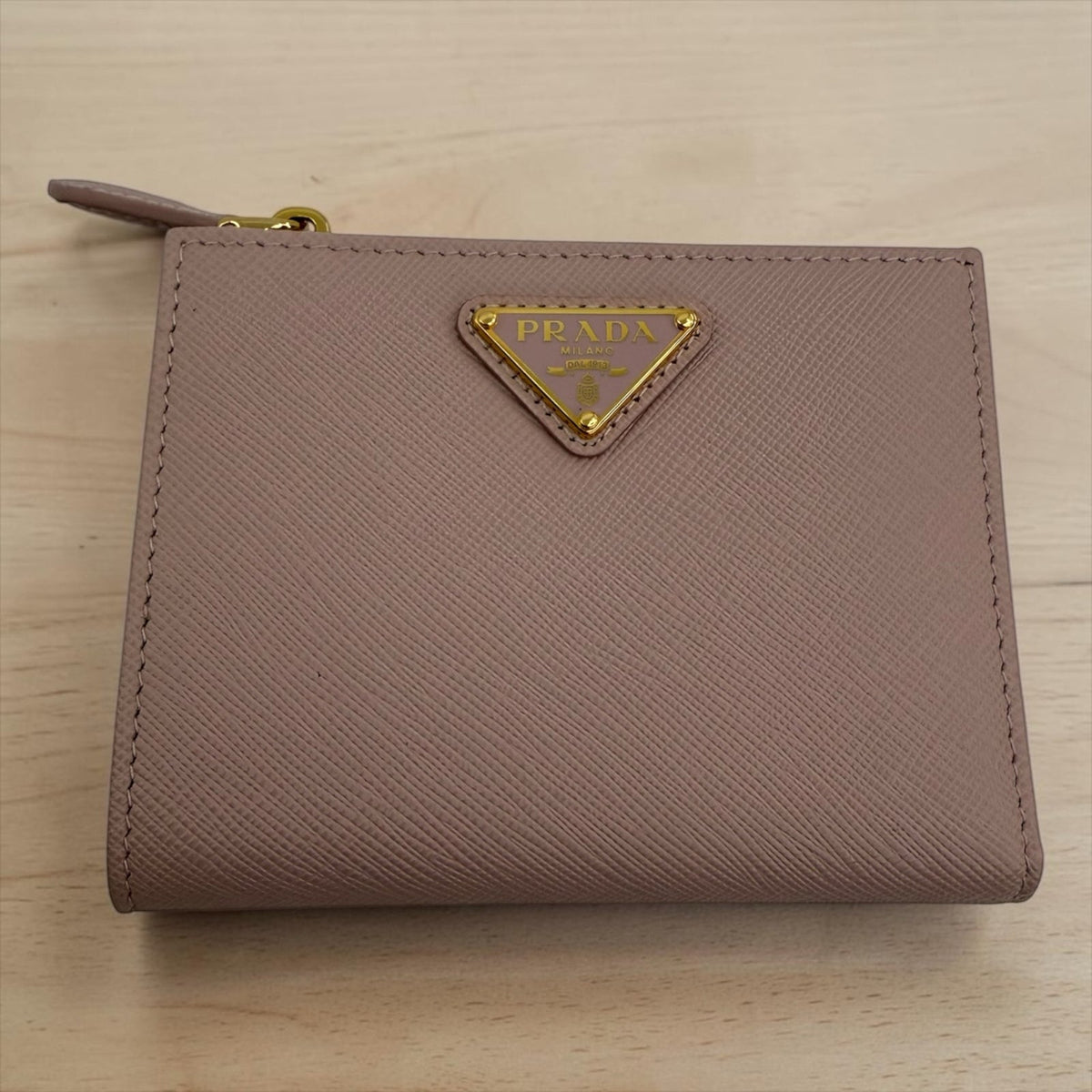 Prada Pink Saffiano Leather Wallet