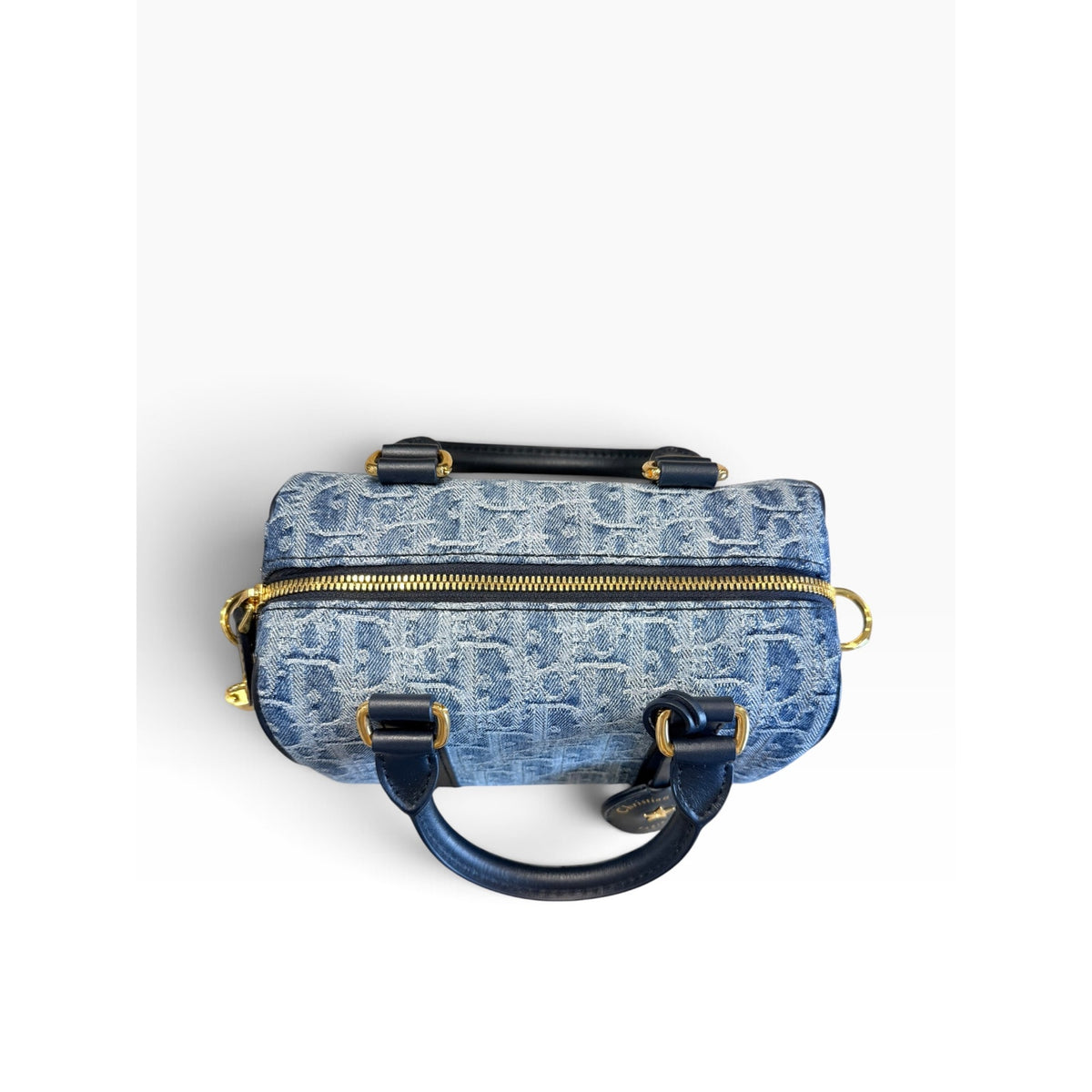 Dior Denim Oblique Groove 20 Bag