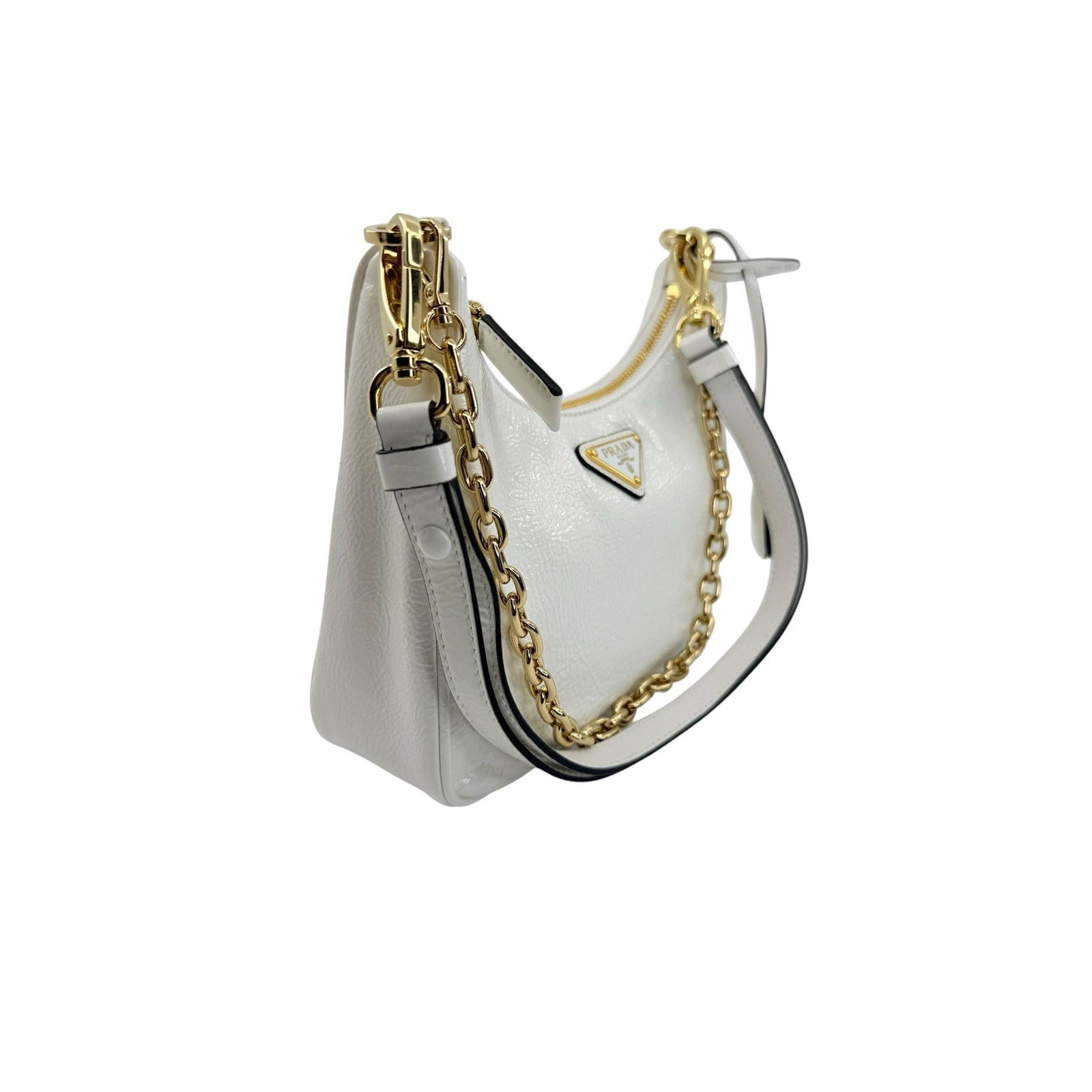 Prada Re-Edition Mini Patent Bag