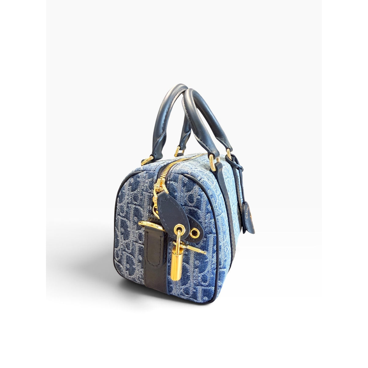 Dior Denim Oblique Groove 20 Bag