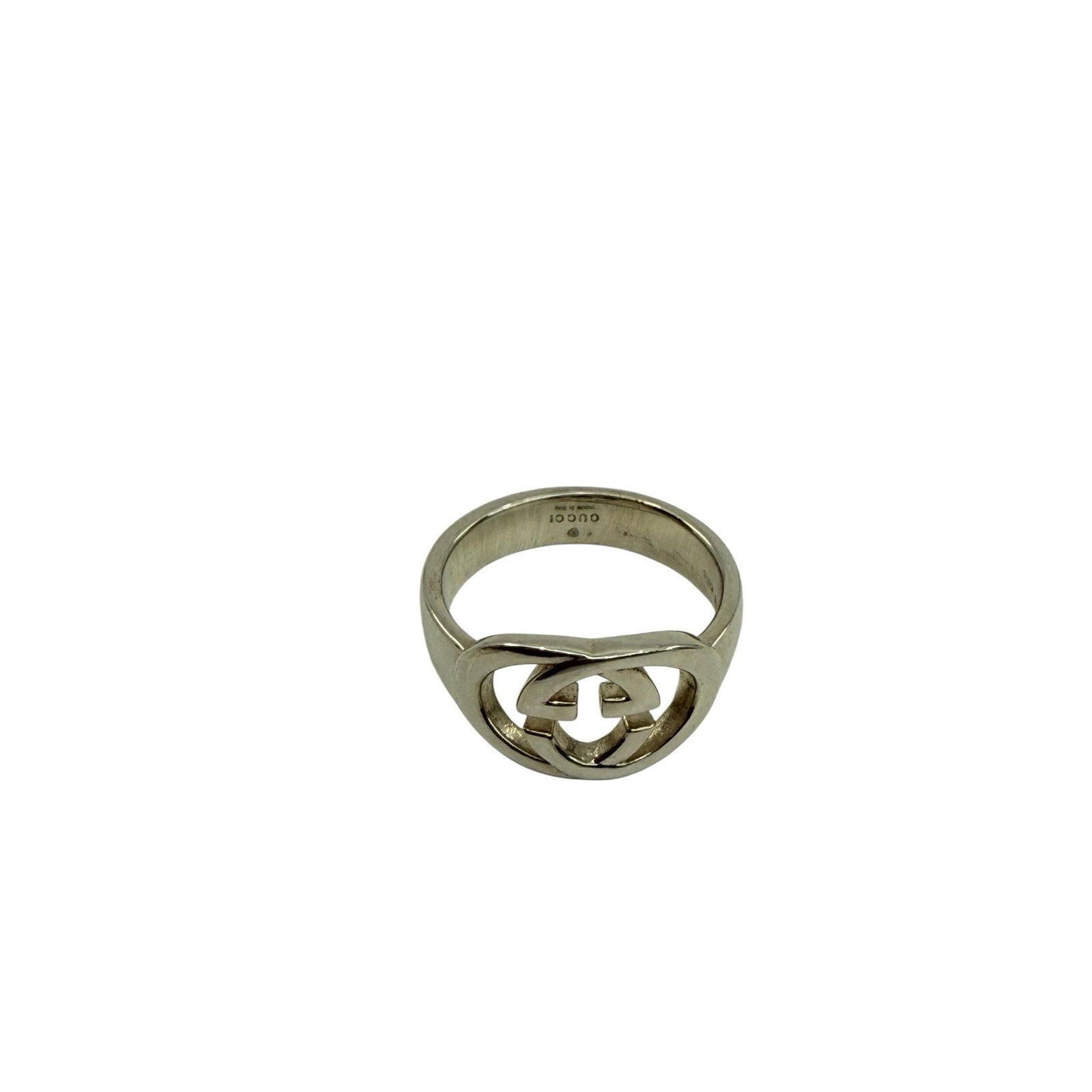 Gucci Interlocking G Sterling Silver Ring (8)