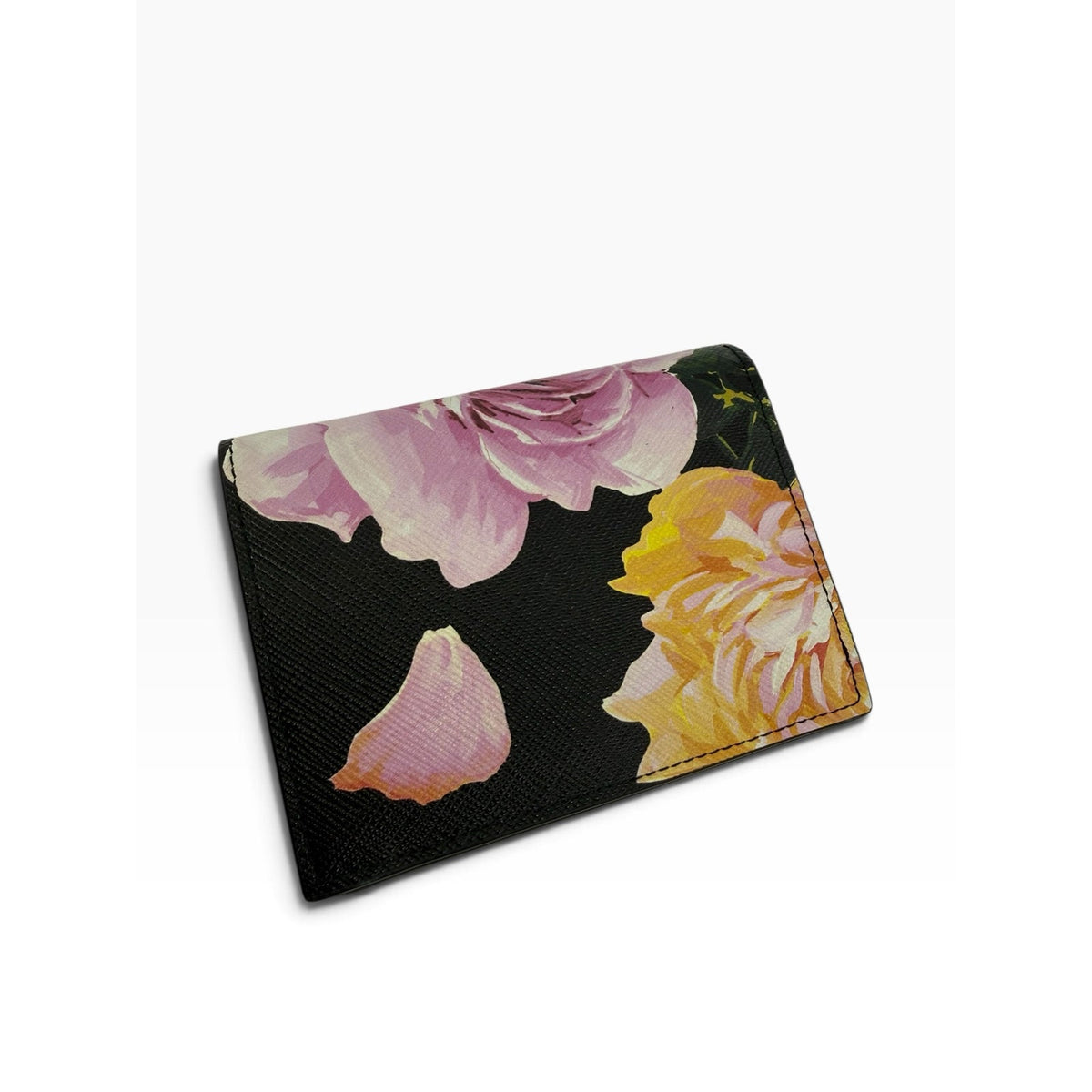 Prada Floral Saffiano Wallet