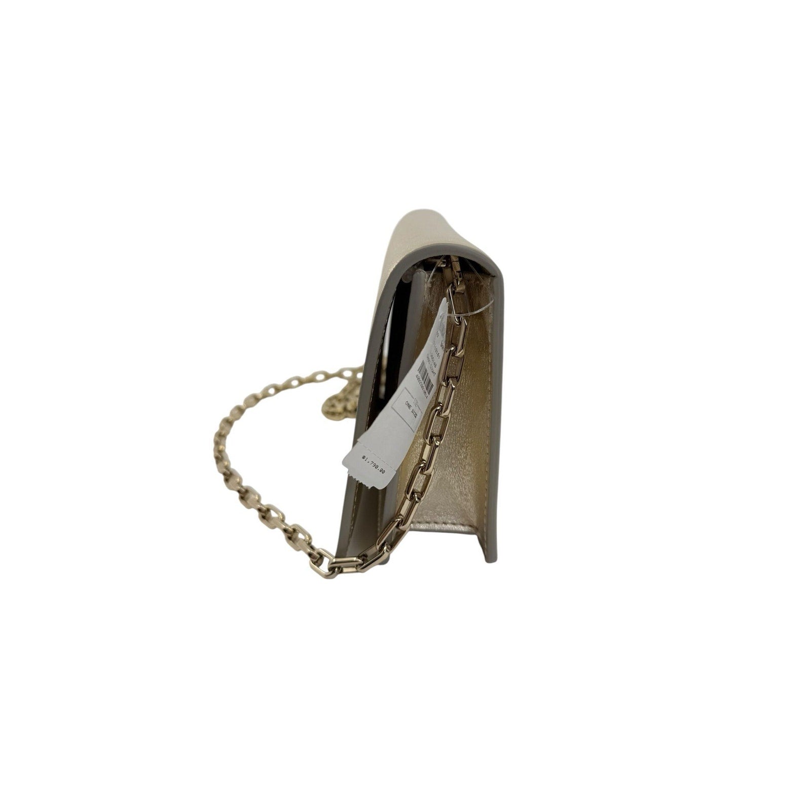 Christian Louboutin Bettina Metallic Clutch w/Chain
