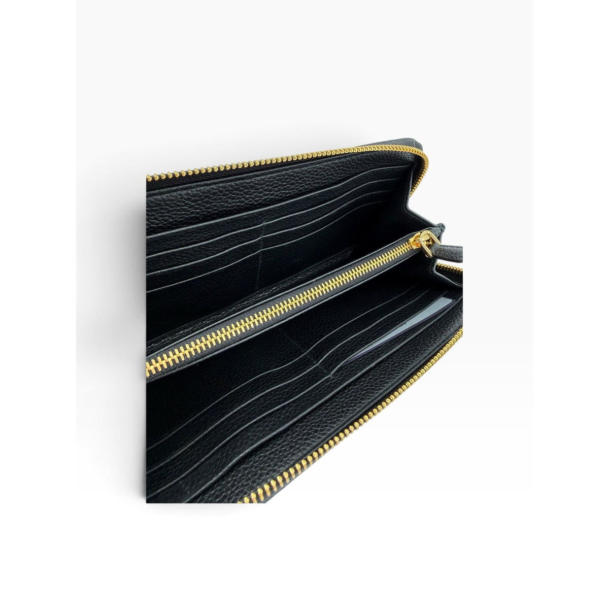 Prada Leather Long Zippered Wallet