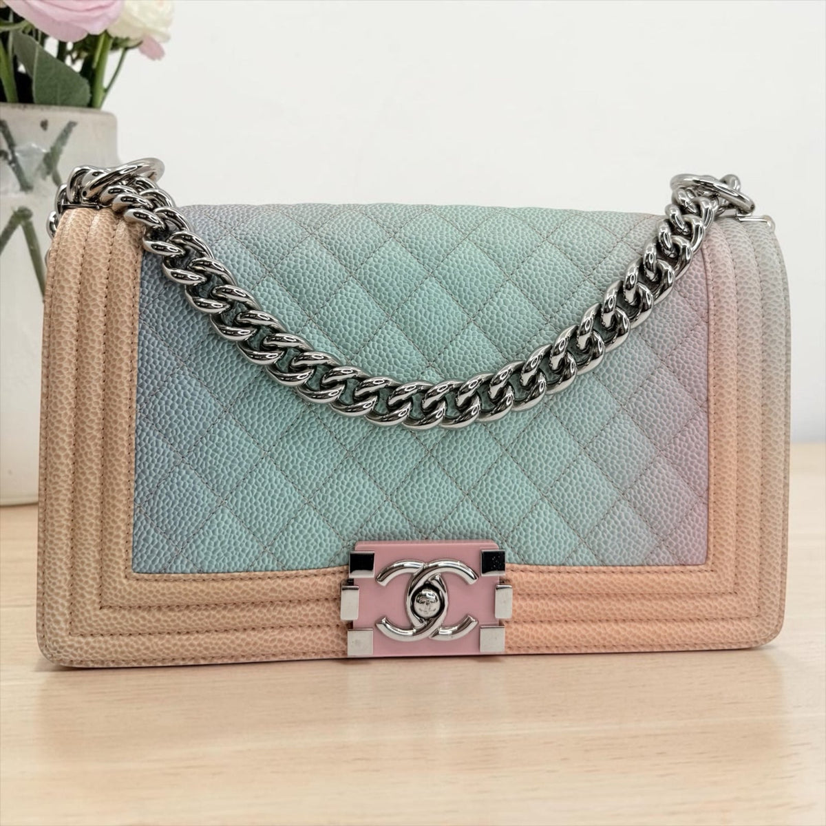 Chanel Rainbow Medium Boy Bag