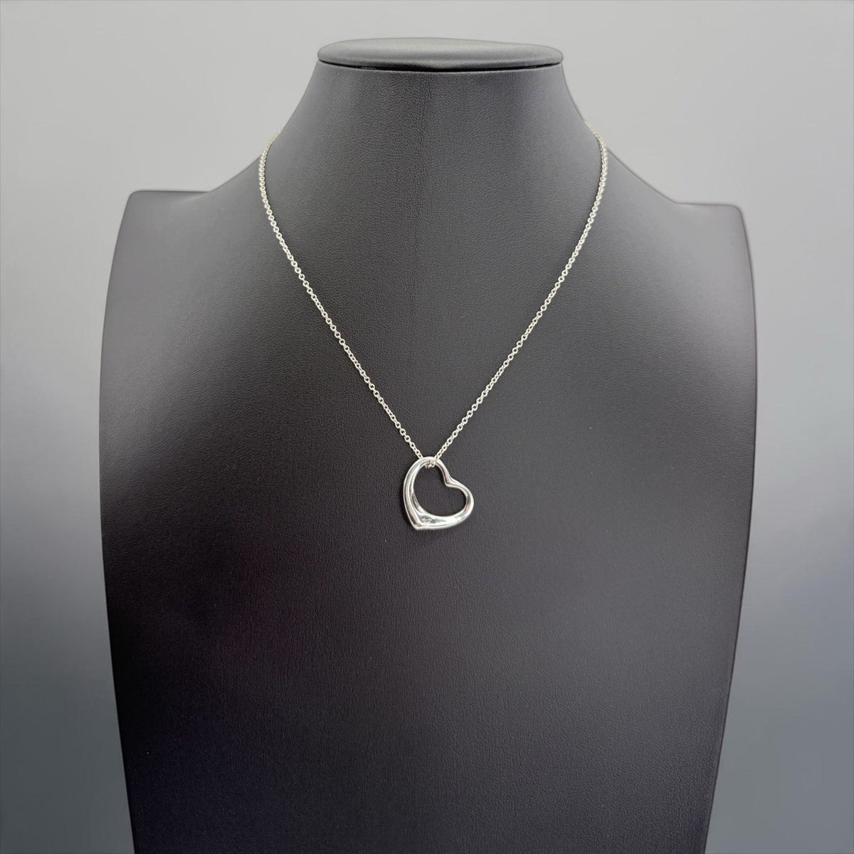 Tiffany & Co Elsa Peretti Large Open Heart Necklace
