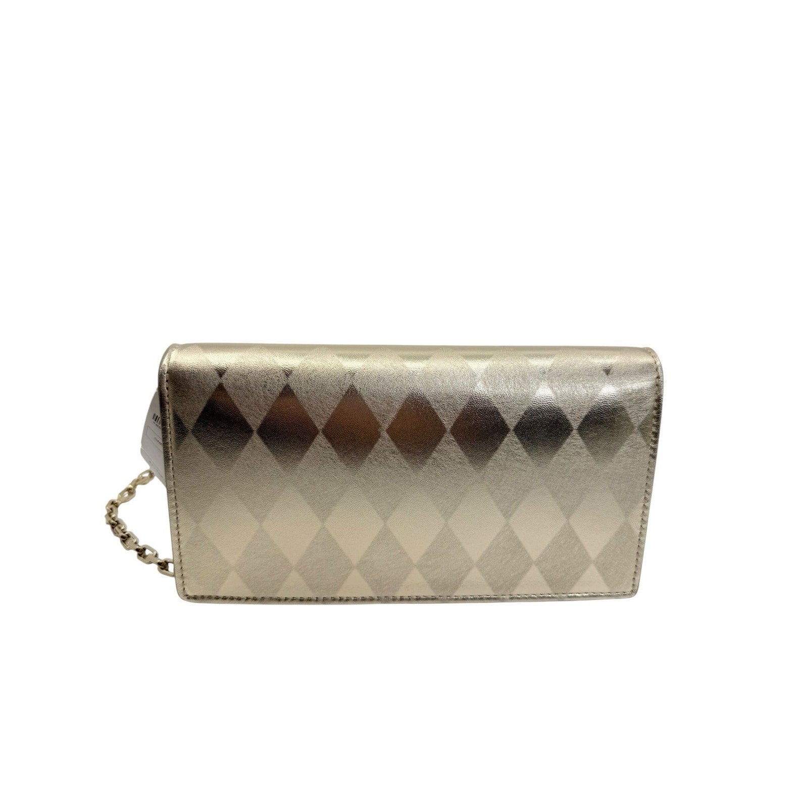Christian Louboutin Bettina Metallic Clutch w/Chain