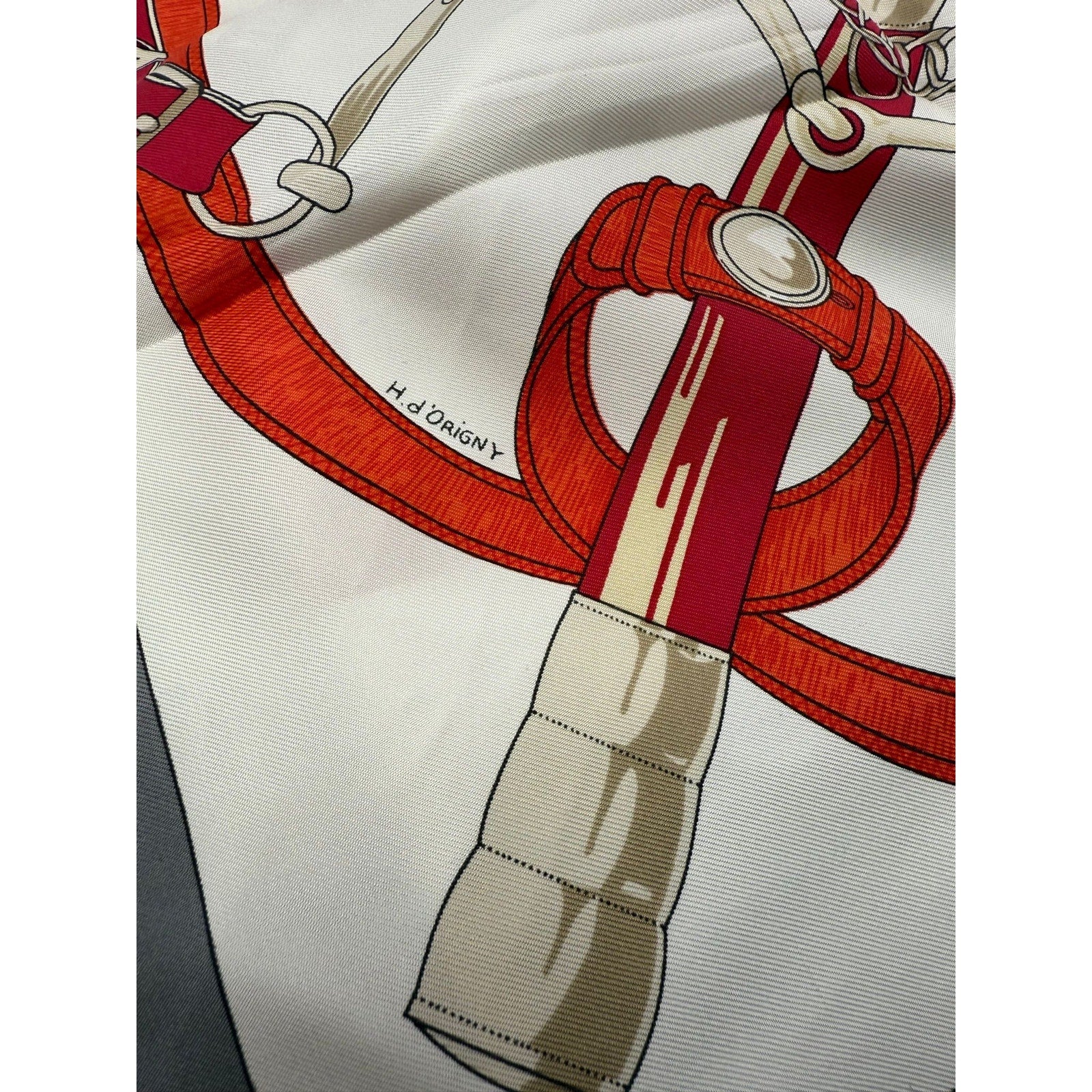 Hermes Eprom D'Or Silk Scarf